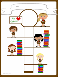 Girl Scout Cookie Sales Free Printable Goal Poster Girl