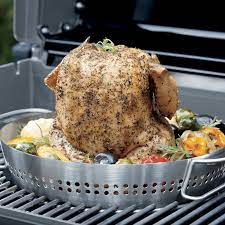 weber poultry roaster gourmet bbq