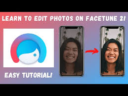 how to edit photos on facetune 2 easy