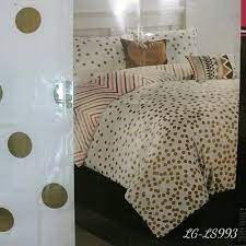 Golden Dots Twin Comforter