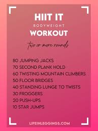 hiit it bodyweight workout
