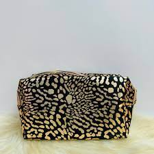 leopard print cosmetic bag whole