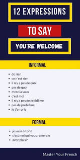 12 ways to say you re welcome in french
