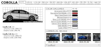 Toyota Corolla Touchup Paint Codes Image Galleries
