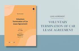 car lease agreement template in ms word