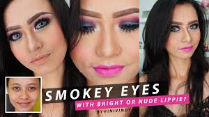 tutorial makeup smokey eyes plus alis