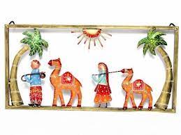 Indian Rajasthani Metal Wall Art