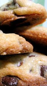 In an electric mixer, beat the butter, granulated sugar, brown sugar, applesauce and vanilla. Trisha Yearwood S Chocolate Chip Cookies Chocolate Chip Cookies Yummy Cookies Chip Cookies