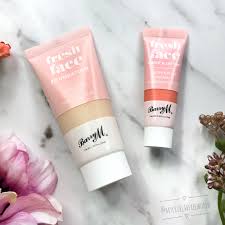 barry m fresh face foundation and lip