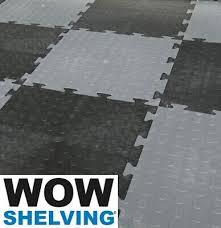 grey interlocking garage flooring tiles