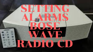 setting the alarms bose wave radio cd