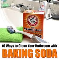 Clean The Bathroom With Baking Soda
