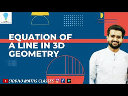 Equation Of A Line In 3d Geometry