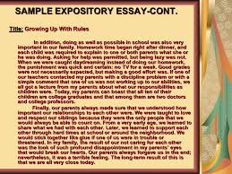     how to write an expository essay