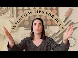 interview tips for makeup artists