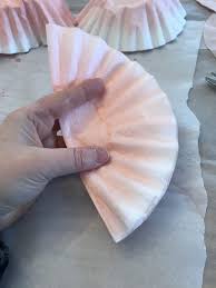 Two nearly identical, beautifully coloured coffee filters for the first dress! Diy Coffee Filter Flowers The Hydrangea Farmhouse
