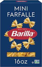 Amazon Com Barilla Mini Farfalle Pasta 16 Oz Grocery Amp Gourmet Food gambar png