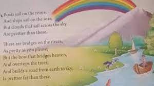 english literature cl 2 the rainbow