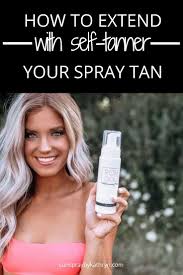 how to extend your spray tan sunspray
