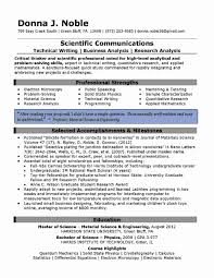 Resume For Science Industry Unique Science Resume Service Food