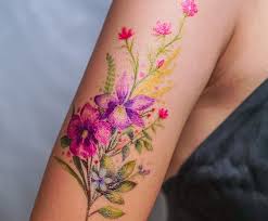 The designs will promise you the most vivid colors, the most vibrant designs, and the most. Lazy Duo Large Watercolor Flower Temporary Tattoo Sticker Floral Lavender Summer Shop Lazy Duo Design Store Temporary Tattoos Pinkoi