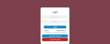simple login page in html with css code