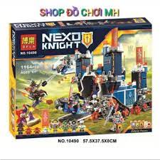 đồ chơi lego xếp hình lắp ráp bela Nexo Knights 10706 - Pháo Đài Hiệp Sĩ Di  Động KNIGHTON CASTLE