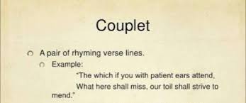 how well do you know couplets quiz