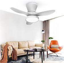 quiet ceiling fan with led light and