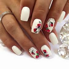 nails with poppies the best images