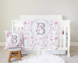 Fl Crib Bedding Set Baby Girl Crib