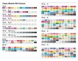 Copic Markers Color Chart Download This Copic Sketch Set