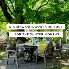 Storing Outdoor Furniture For The