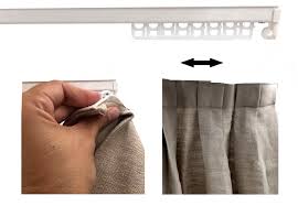 how to hang curtains with hooks bars