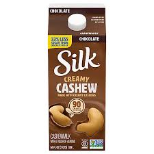 silk cashewmilk creamy chocolate 64
