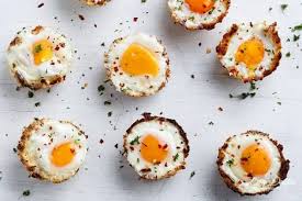 You can try making cheesy potatoes, crunchy topped cheese hash browns. Cauliflower Hash Brown Egg Cups Low Carb Gluten Free Cafe Delites