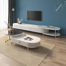 Nordic Tv Console And Coffee Table Set