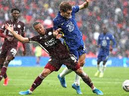 Chelsea's christian pulisic, center, runs with the ball during the fa cup final soccer match between chelsea and leicester city at wembley stadium in london, england, saturday may 15, 2021. D9 Zsv5phf103m