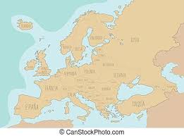 In europa leben heute rund 743,1 millionen menschen in über 60 ländern. Europaische Karte Ohne Namen