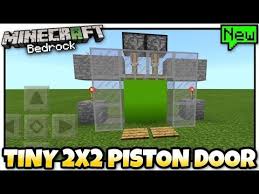 Minecraft Bedrock 2x2 Tiny Piston