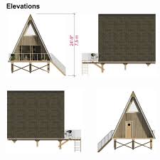 a frame cabin plans with loft