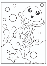 Every major animal kingdom or animal type is included. Jellyfish Coloring Pages Updated 2021