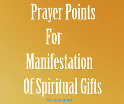 prayer points for manifestation of
