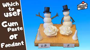 It can be rolled thin and can be hand molded to form flowers, bows and other figures. Gum Paste Vs Fondant Cake Decorating Beginner Comparison Which One Should I Use Youtube