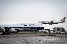 Ba Welcomes Boeing 747 400 Outfitted With Boac Livery