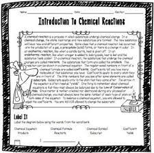 Introduction To Chemical Reactions