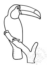Free coloring pages to download and print. Toucan Coloring Page Coloring Page