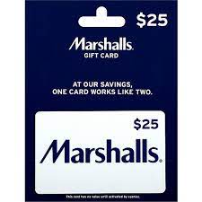 marshalls gift card 25 gift cards