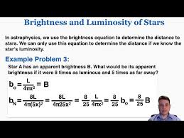 Brightness And Luminosity Of Stars Ib