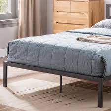 charcoal gray iron bed frame